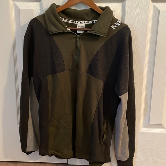 Victoria’s Secret Pink Quarter Zip - Picture 1 of 3